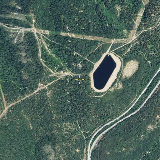 Aerial/Satellite Image of Drum (historical), CA