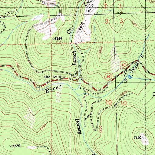 Topographic Map of Summit House (historical), CA