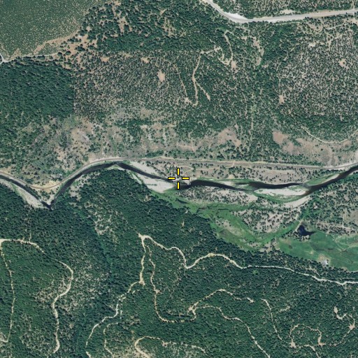 Aerial/Satellite Image of Bells Bar (historical), CA
