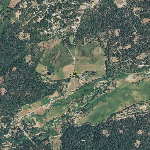 Aerial/Satellite Image of Meadow Valley School, CA