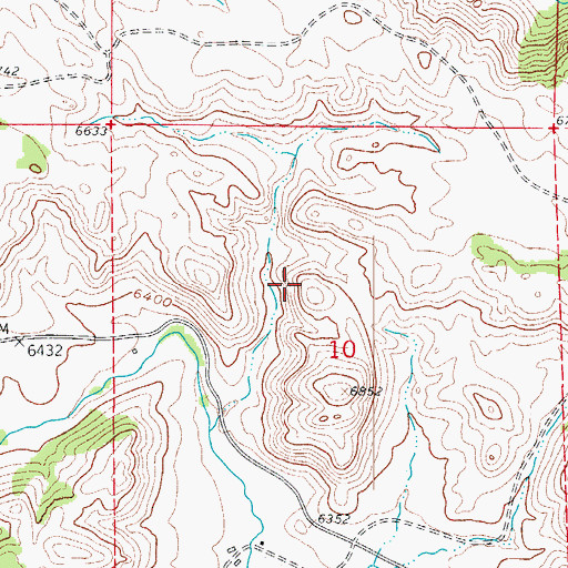 Topographic Map of Sixmile Creek, CO