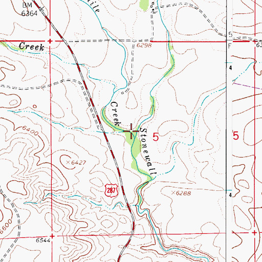 Topographic Map of Tenmile Creek, CO