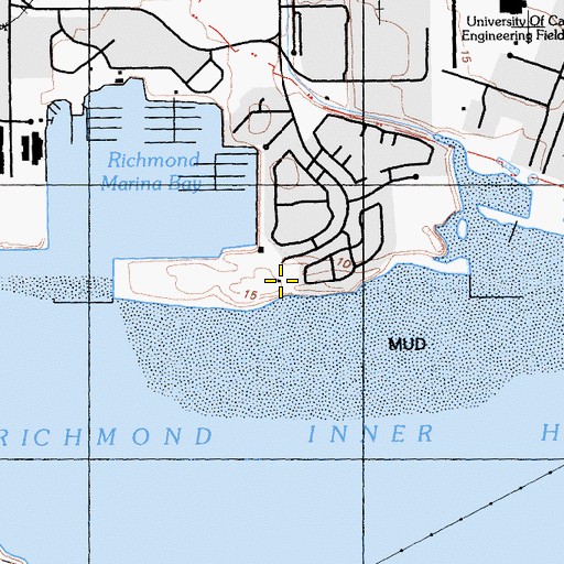 Topographic Map of Shimada Friendship Park, CA