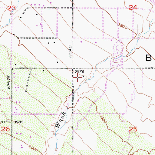 Topographic Map of Warner Ranch, CA