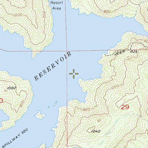 Topographic Map of Mussey Grove (historical), CA