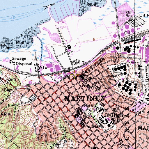 Topographic Map of George Gordon Education Center, CA
