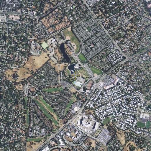 Aerial/Satellite Image of Heather Farm Park, CA