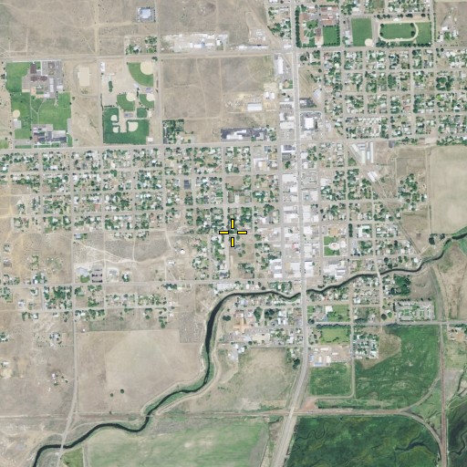 Aerial/Satellite Image of Saint Michaels Episcopal Church, CA