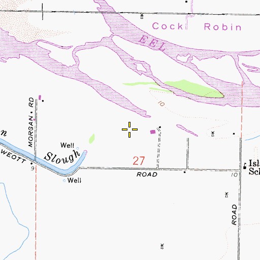 Topographic Map of Eel River Delta, CA