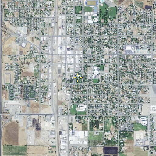 Aerial/Satellite Image of Library Park, CA