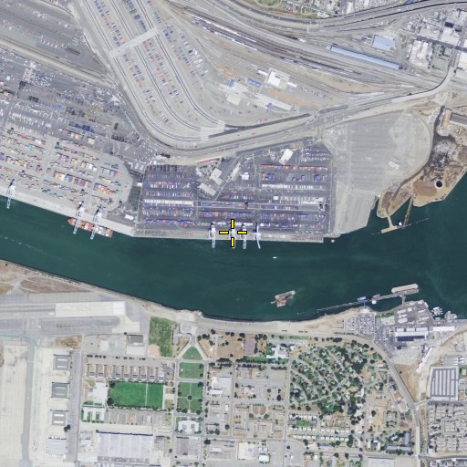 Aerial/Satellite Image of Middle Harbor Terminal, CA