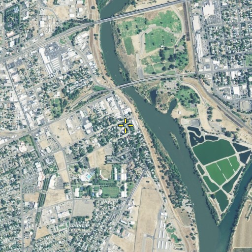 Aerial/Satellite Image of Sutter County Courthouse, CA