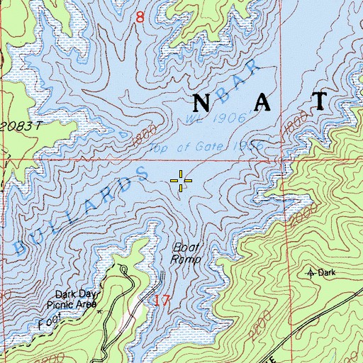 Topographic Map of Garden Valley (historical), CA