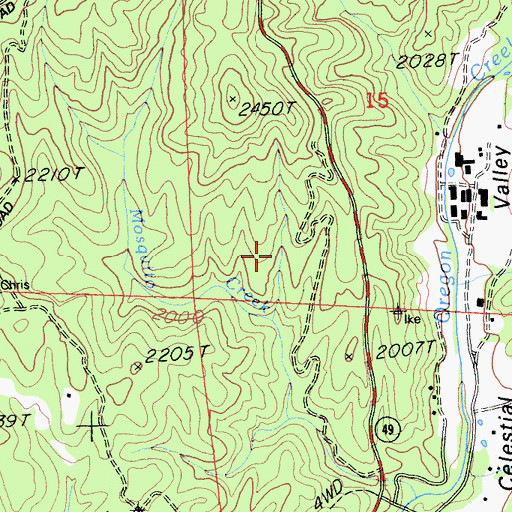 Topographic Map of Junction House (historical), CA