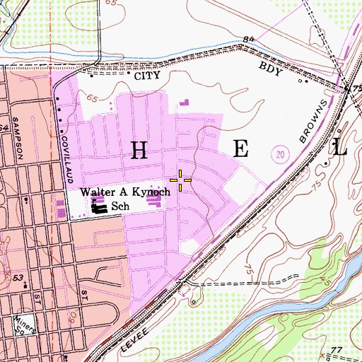 Topographic Map of Cheim Airport (historical), CA