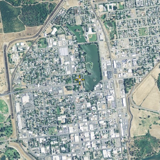 Aerial/Satellite Image of Faith Lutheran Church, CA