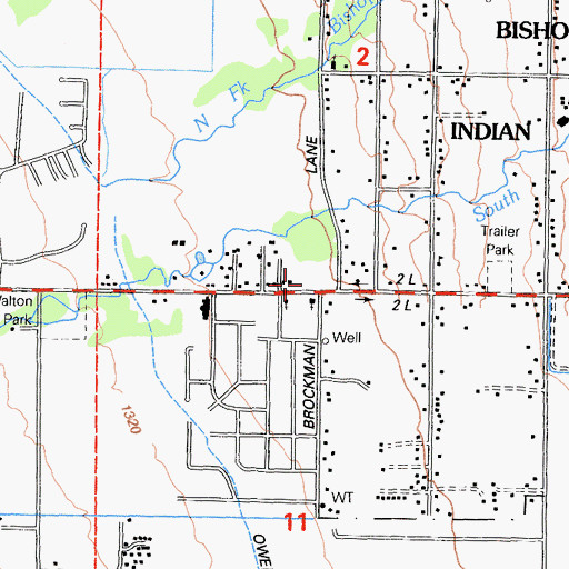 Topographic Map of Irving School (historical), CA