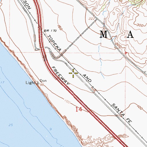 Topographic Map of Don (historical), CA