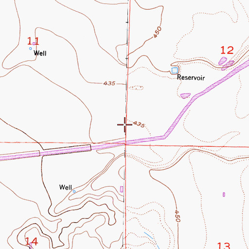 Topographic Map of Allen Ranch (historical), CA