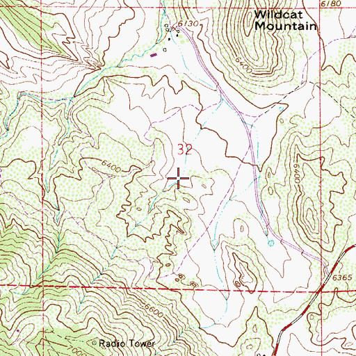 Topographic Map of Penley Number One Lease Mine, CO
