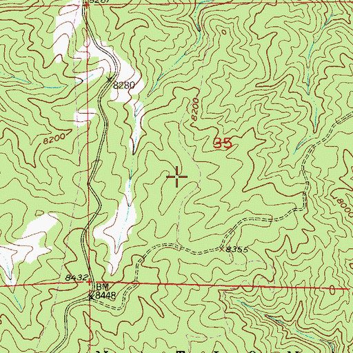 Topographic Map of California Lode Mine, CO
