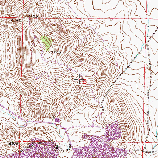 Topographic Map of Shinkolobwe Mine, WY