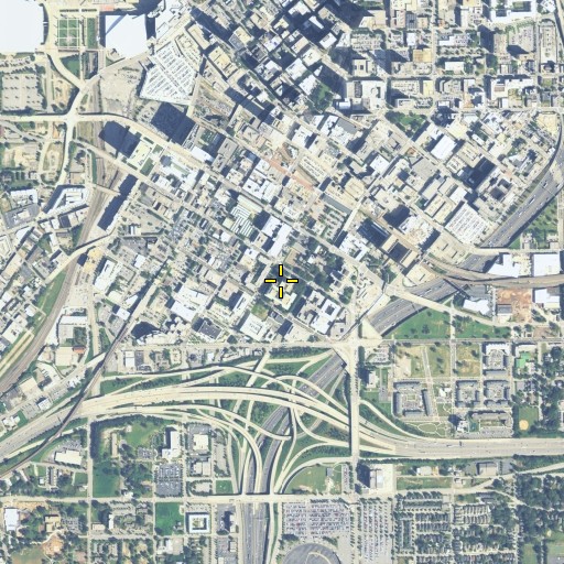 Aerial/Satellite Image of Girls High School (historical), GA