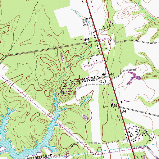 Topographic Map of Kingsdale, VA