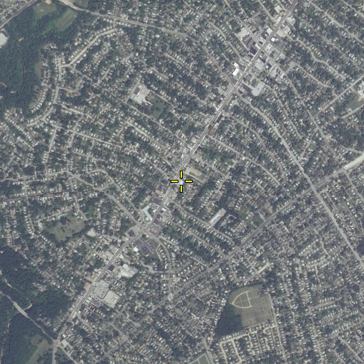 Aerial/Satellite Image of Hamilton Post Office, MD