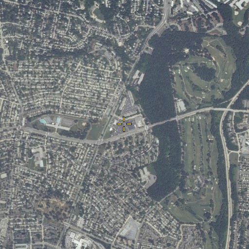 Aerial/Satellite Image of Raven Shopping Center, MD