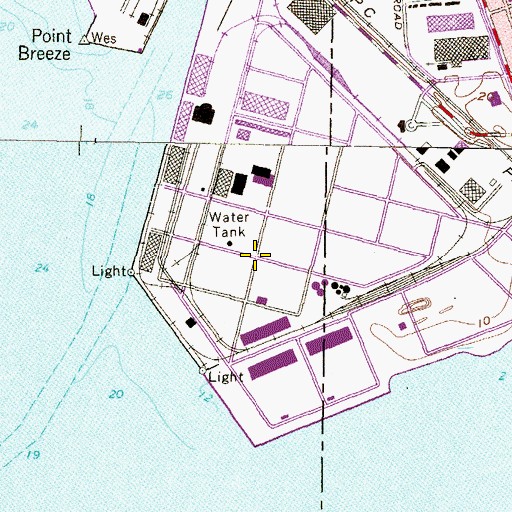 Topographic Map of Dundalk Marine Terminal, MD
