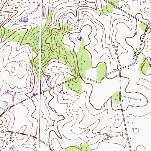 Topographic Map of School Number 10 (historical), MD