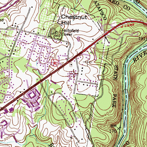 Topographic Map of Sylvan Hill, MD