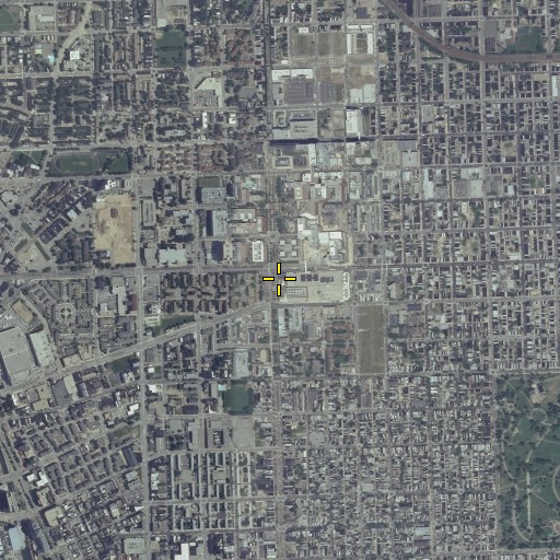 Aerial/Satellite Image of Braodway Branch Enoch Pratt Free Library, MD