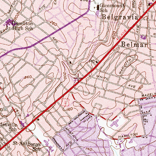 Topographic Map of Gatch Memorial United Methodist Church, MD