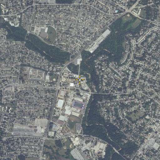Aerial/Satellite Image of Carnegie Hall, MD