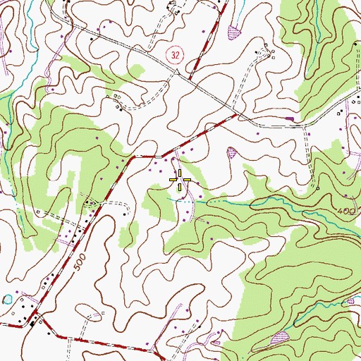 Topographic Map of Dogwood, MD