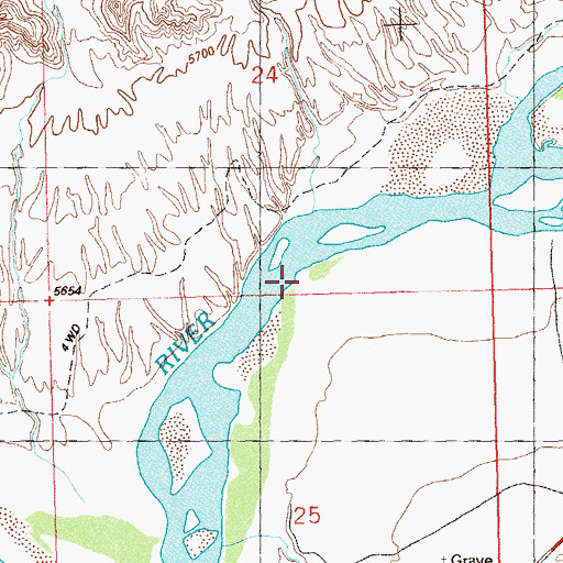 Topographic Map of White Bear Ranch, CO