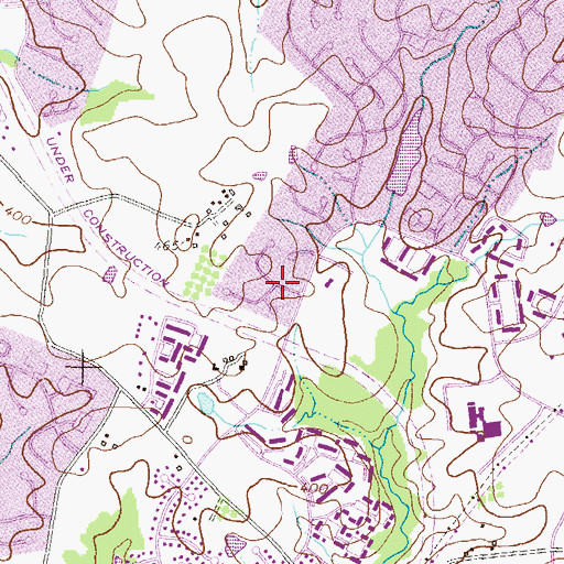 Topographic Map of Locust Park, MD