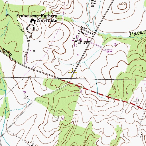 Topographic Map of Howard County, MD