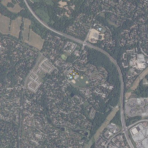 Aerial/Satellite Image of Jeffers Hill Elementary School, MD