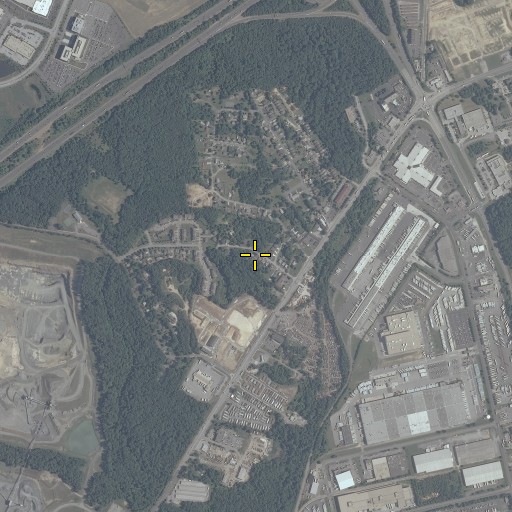Aerial/Satellite Image of Villa Heights, MD