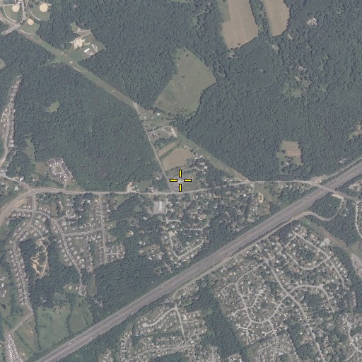 Aerial/Satellite Image of Grace Episcopal Church, MD