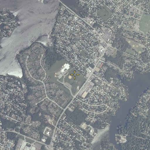 Aerial/Satellite Image of Sunset Park, MD