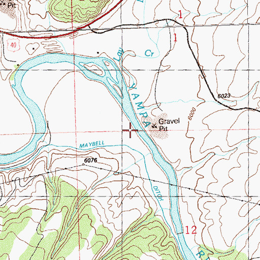 Topographic Map of Juniper Canyon, CO