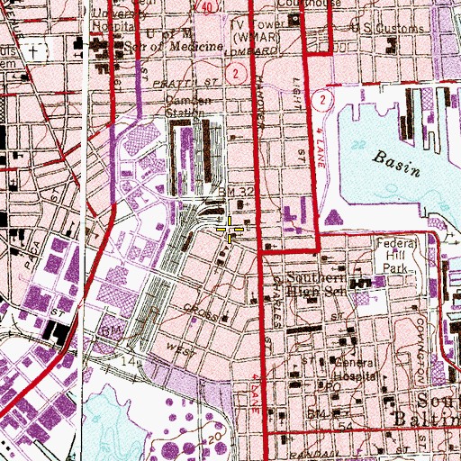 Topographic Map of Church of the Lord Jesus Christ of the Apostolic Faith, MD