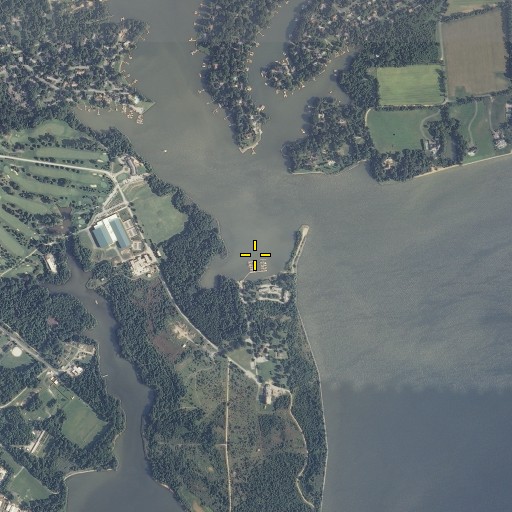Aerial/Satellite Image of Browns Cove, MD