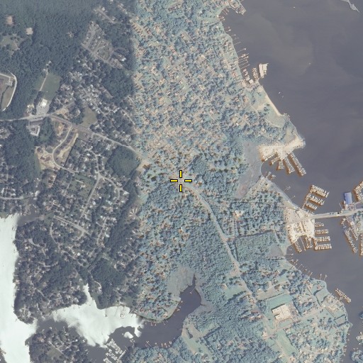 Aerial/Satellite Image of Jacksons Corner, MD