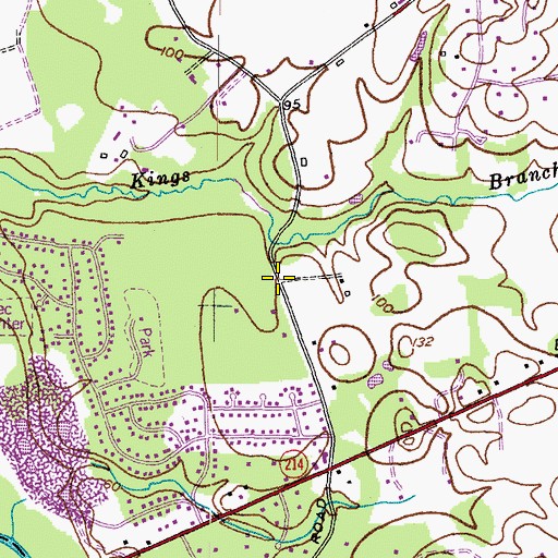 Topographic Map of Velmeade, MD