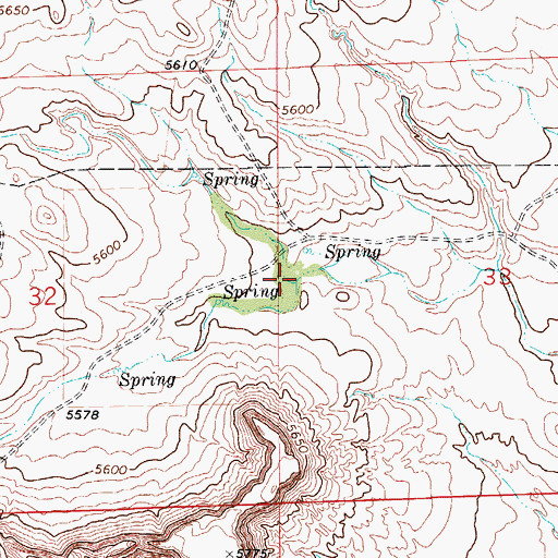 Topographic Map of North Fork Geary Creek, CO
